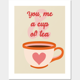 You, me and a cup of tea Posters and Art